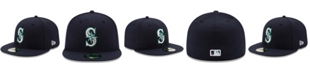 New Era Men's  Navy Seattle Mariners Authentic Collection On Field 59FIFTY Fitted Hat